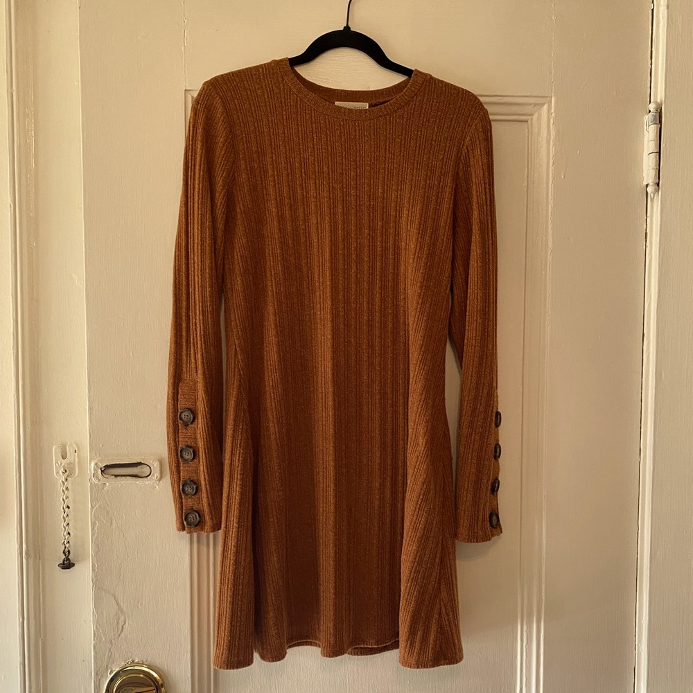 Long Sleeved Knit Dress